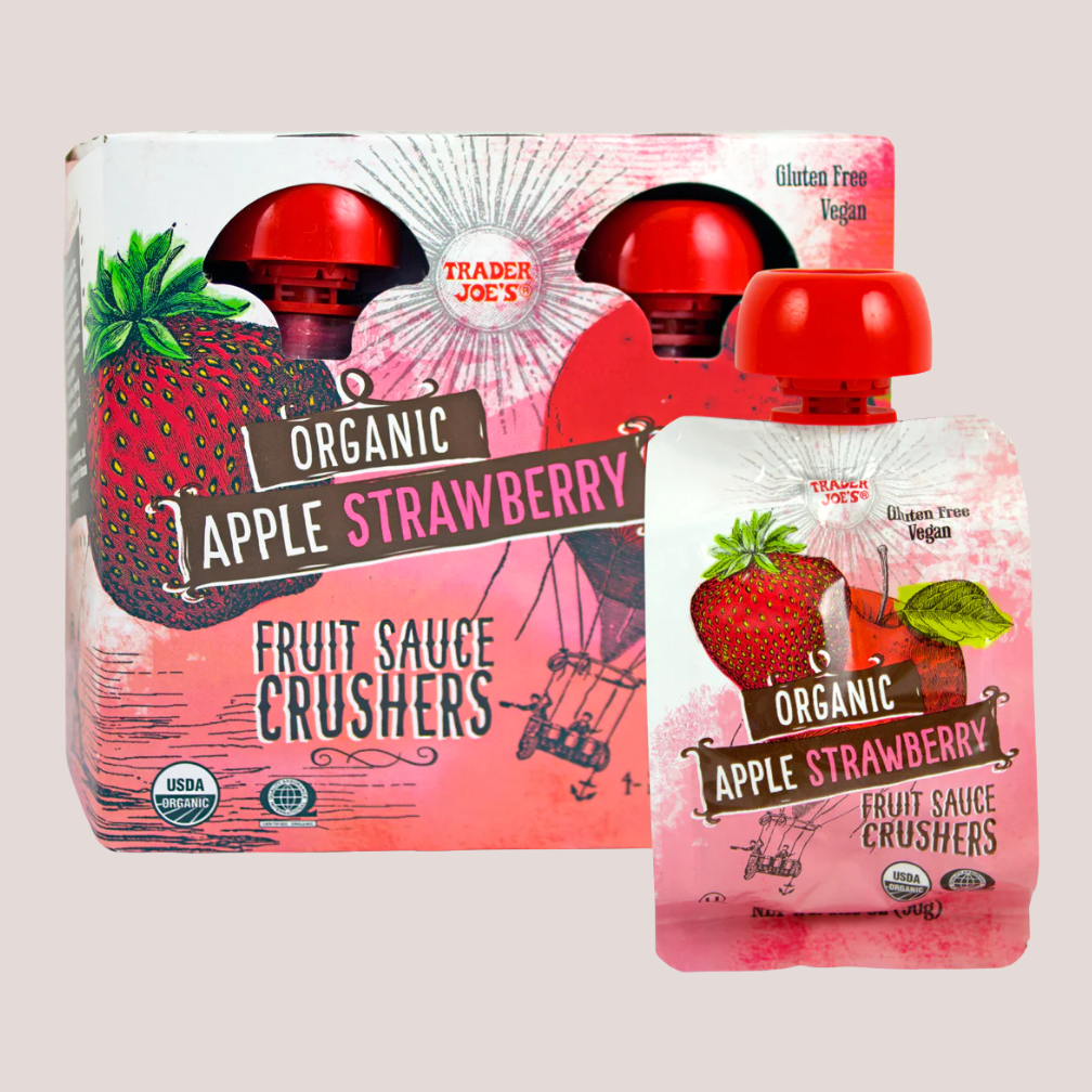 Organic Apple Strawberry Fruit Sauce Crushers